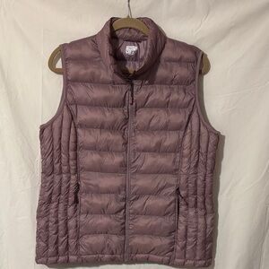 32 Degrees Women's Packable Down Puffer Vest - Mauve Pink